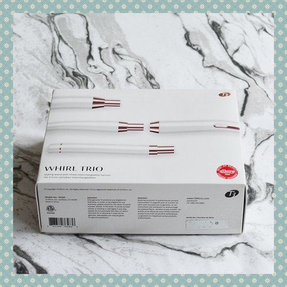 T3 Whirl Trio Interchangeable Styling Wand Set - Picture 1 of 8